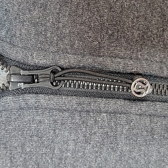 Lululemon charcoal gray sweat jacket Hug It Out - Picture 5 of 9